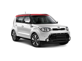 Kia Soul Цвет: Clear White   Inferno Red (AH1)