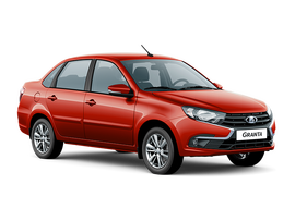 Lada Новая Granta Цвет: Красный "Сердолик"