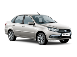 Lada Новая Granta Цвет: Серебристо-серый