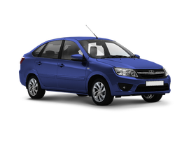 Lada Granta лифтбек Цвет: Ярко-синий Голубая планета