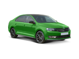 Skoda Rapid Monte Carlo Цвет: Зеленый Rallye металлик с черной крышей