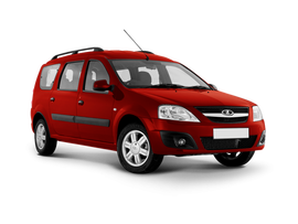 Lada Largus 7 мест Цвет: Красный Огненно-красный