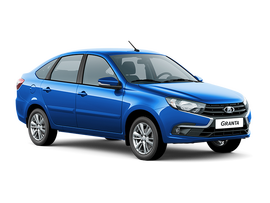 Lada Новая Granta лифтбек Цвет: Ярко-синий "Голубая планета"